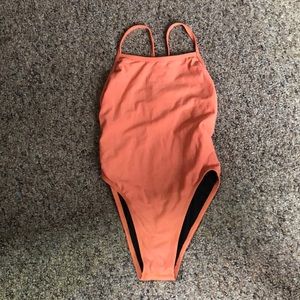 Orange Perry Jolyn one piece swim suit